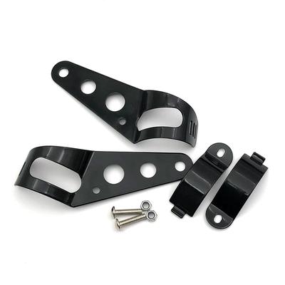Universal 31mm38mm Scheinwerfer Halterungen Gabel Ohr Motorrad Schwarz
