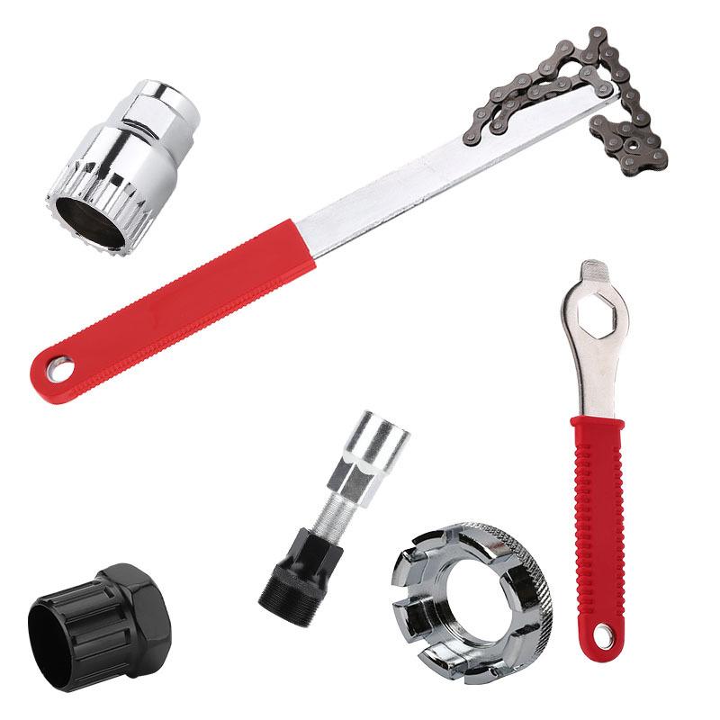 Bicycle Flywheel Tool Fly Wrench Chain Toolflywheel Removal Tool Bicycle Repair Tool Accessories Bike Tool Kit  Bike Multitool