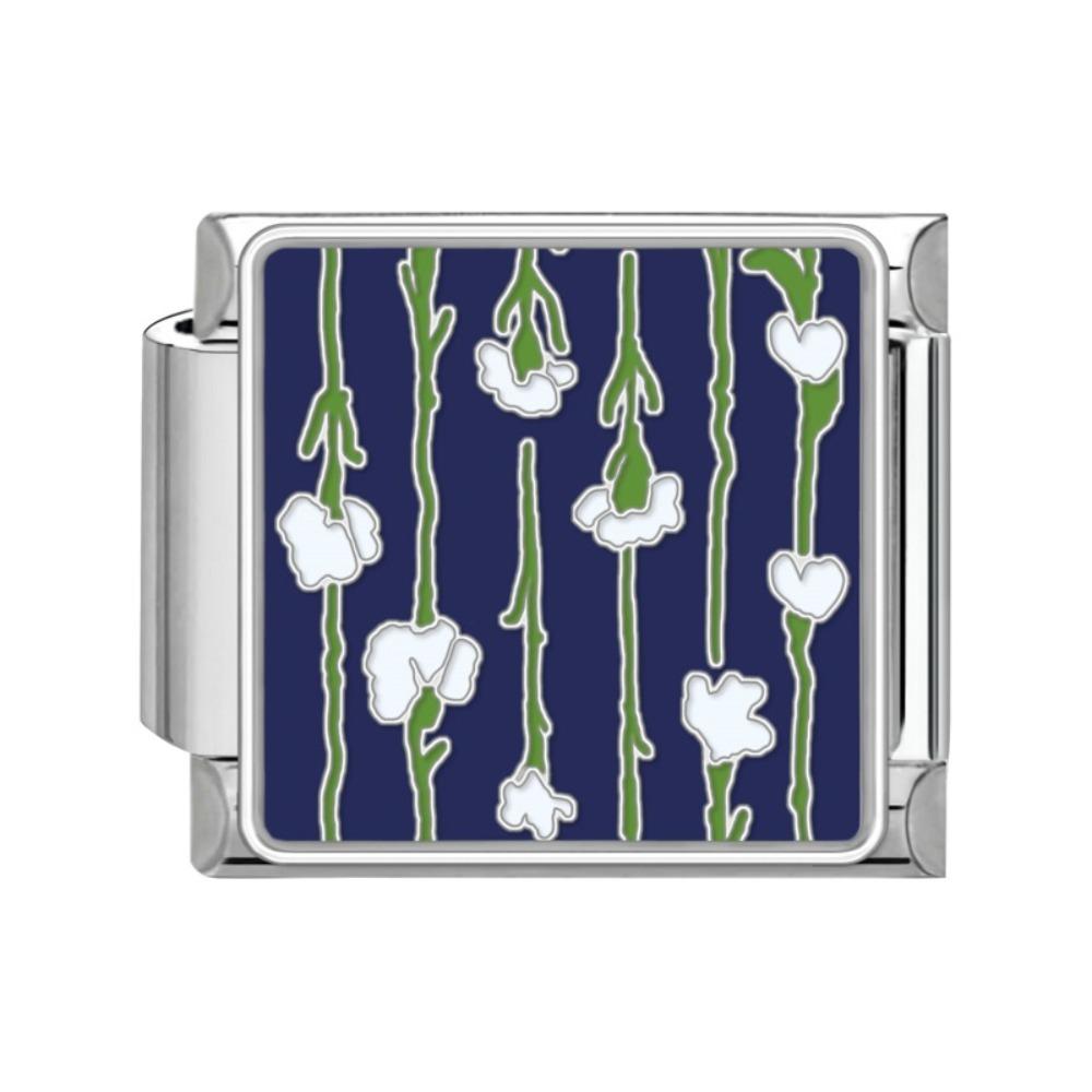Flower Module Bracelet Accessories Stainless Steel Jewelry New Charm Bracelet Link  Women's