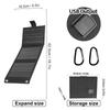 Solar Panel Charger Foldable Mobile Phone Charger Solar Panel Smartphone Tablet Charging Device For Camping Hiking
