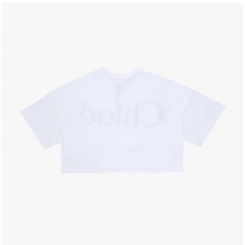 Chloe Kids Crop T shirT C20862 117  For adulTs 