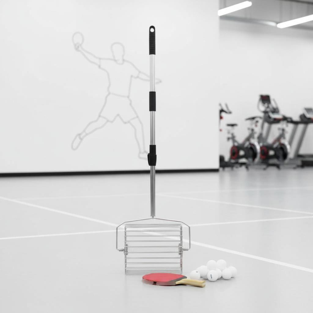 Raccoglitore di palline Easy Roll Raccoglitore per tennis Strumento in acciaio inossidabile per