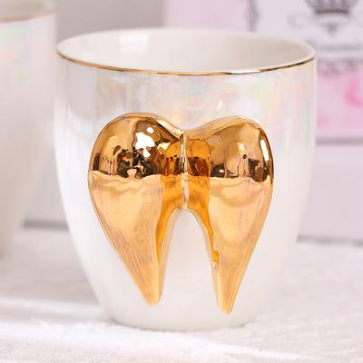 Light Luxury Angel Wing Cup Nordic Creative Ceramic Coffee Cup Wedding Wedding Shop Gift Cup