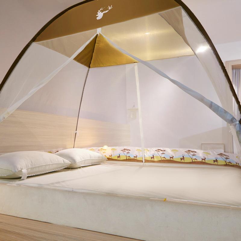 Installation-free Yurt Mosquito Net Home Encryption Single Student Dormitory Double Bed Baby Foldable Mosquito Net