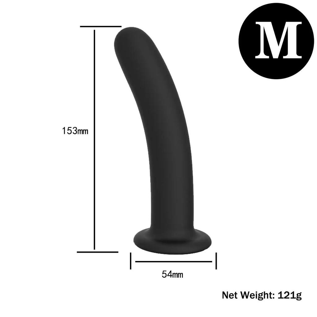 Adjustable Silicone Strap On Harness with Slim Dildo Set, Beginner Pegging Dildo Panties for Women Men Couples, Soft Purple Stra
