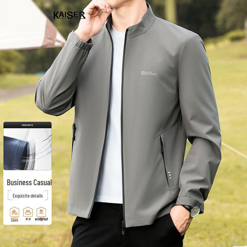 Men s Stand-Collar Casual Spring Jacket 56