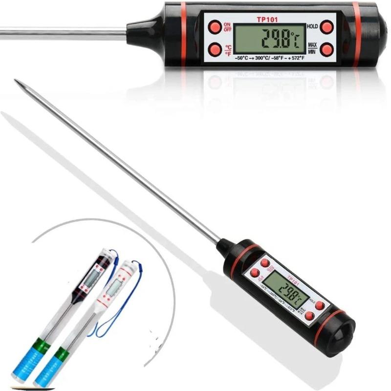 Digital Meat Thermometer Cooking Food Kitchen BBQ Probe Water Milk Oil Liquid Oven Digital Temperaure Sensor Meter TP101