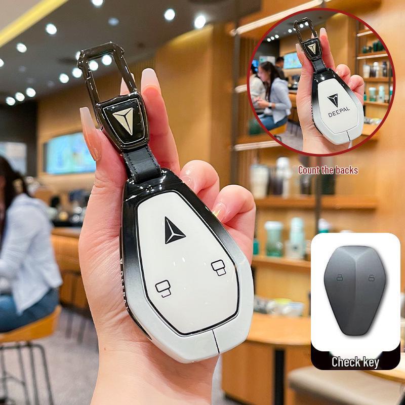 Tiefblau S07 Schlüsseletui: Neuer Stil L07 Auto Bluetooth Smart Protection mit Metallschnalle für 26 Modelle