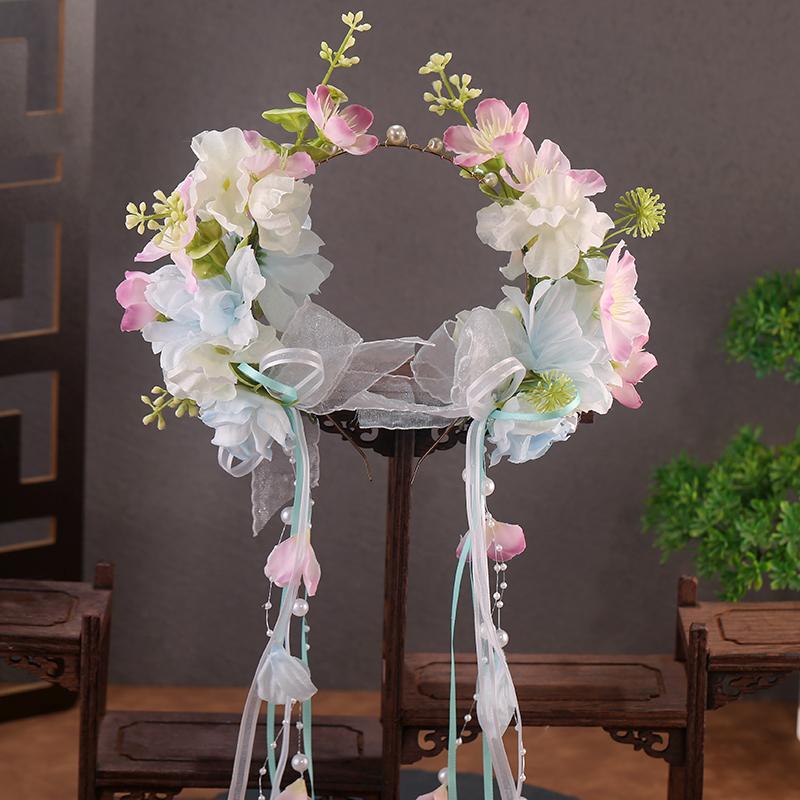 Elegant Ancient Chinese Hanfu Hair Accessories Tassel Headband Fairy Everyday Hairpins Retro Alloy Hairbands