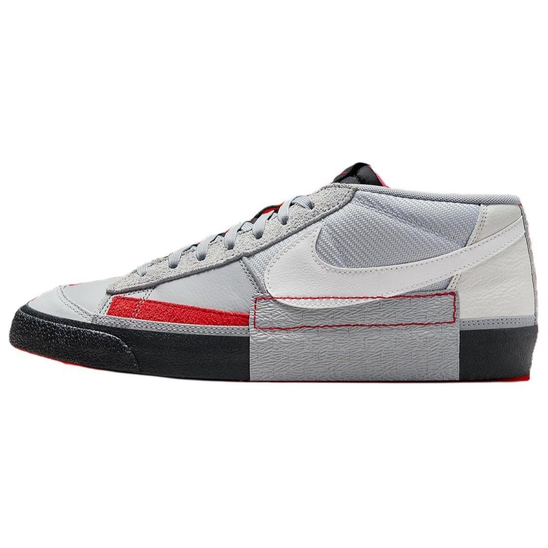 Nike Blazer Low Pro Club Wolf Grey University Red Men s FJ3694-002 EU 44.5
