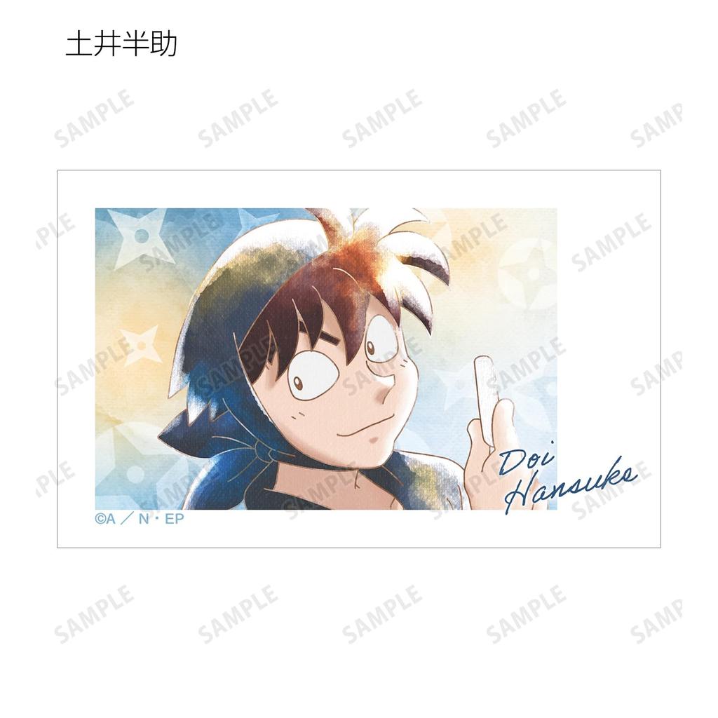 Nintama Rantaro Trading Ani Art aqua label Illustration Card ver.B 11-Pack Box