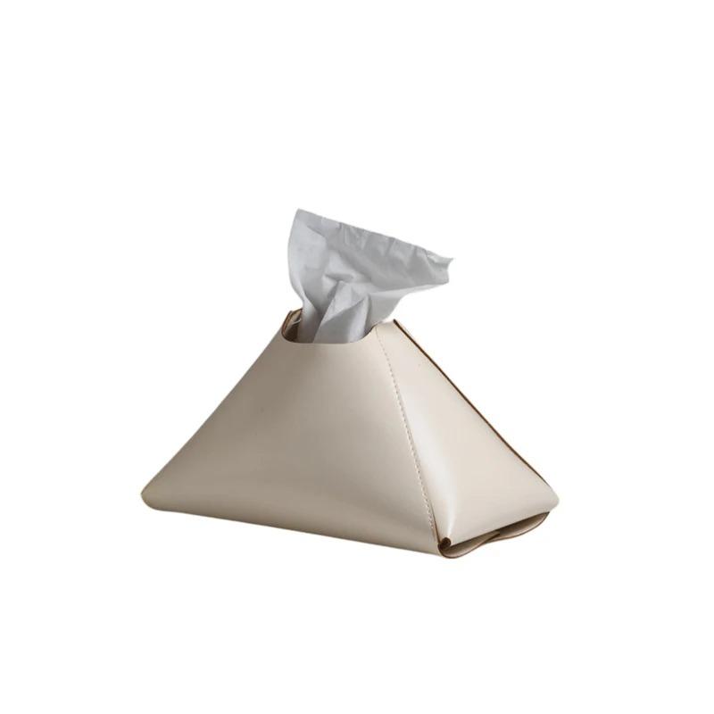 1pc PU Leather Tissue Case Creative Luxury Simples Napkin Box Home Hotel Car Tissue Box Wholesale Gift
