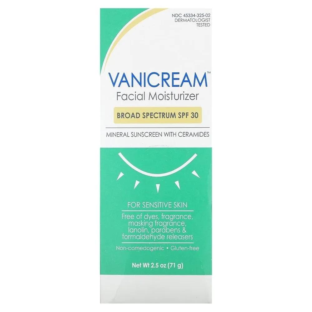 Vanicream Facial Moisturizer Sunscreen SPF30 71g 2 Pieces