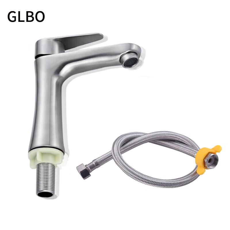 GLBO 304 Stainless Steel Single Cold Basin Faucet