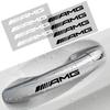 New Fashion Car Door Handle Stickers Tire Rear View Mirror Decals For Mercedes Benz AMG B-Class W245 W246 W247