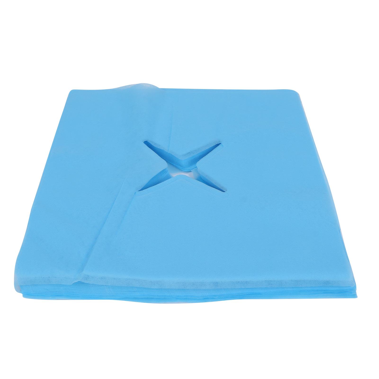 

100 шт. чехол для подголовника с отверстием для лица, хорошо впитывающий воду, дышащий, одноразовый чехол для подголовника