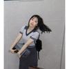 Chic Hong Kong Style Sweet & Spicy V-Neck Polo Knit Top - Women's Summer Short-Sleeve T-Shirt