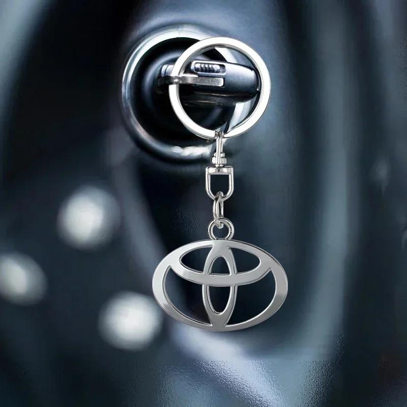 Pro Toyota Prado Aqua Hilux Camry Prius TRD Venza GR Yaris Auto Pletený Provaz Klíčenka Kroužek na Klíče Držák na Klíče Dárky pro Páry Příslušenství