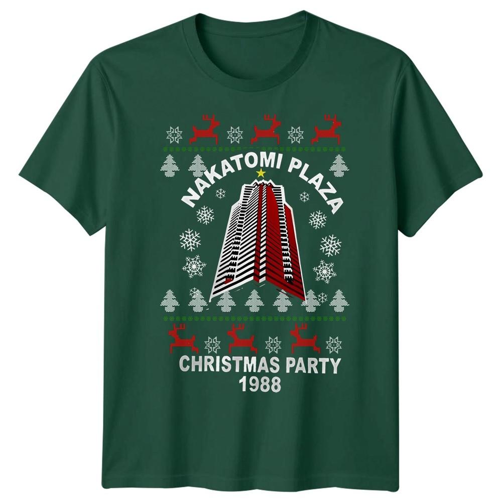 Nakatomi Plaza Christmas Party 1988 TShirt Xmas Retro Vintage Unisex Unisex Tee 2