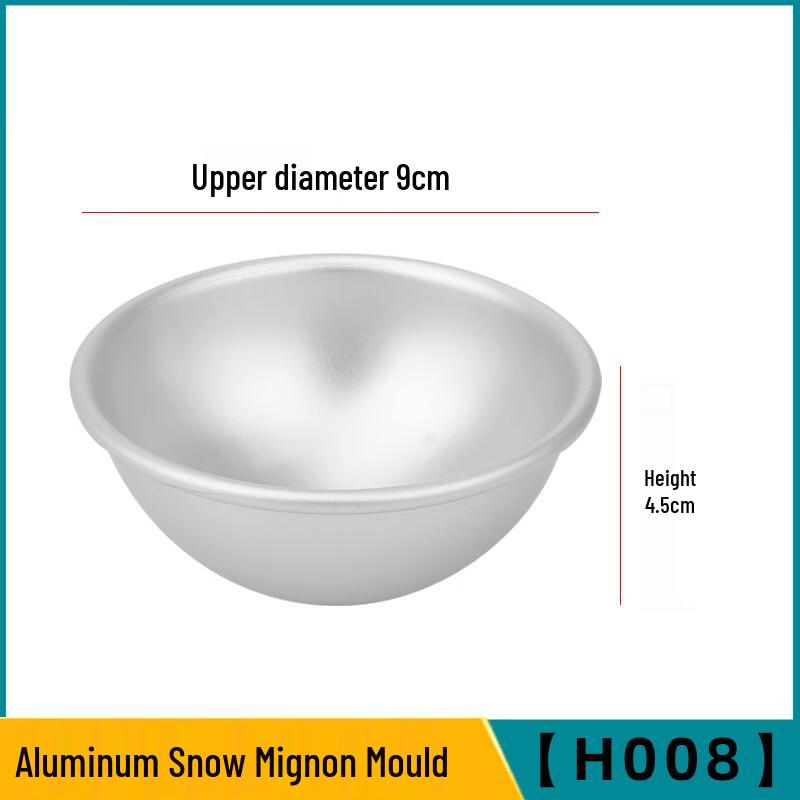 Shallow Semi-Sphere Mochi & Daifu Press Molds