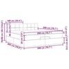 VidaXL Ottoman Bed Frames and Mattress Light Grey 200x200cm Fabric 3312333