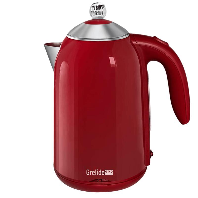 Grelide 316L Stainless Steel Thermostatic Electric Kettle CN plug (adapter included)