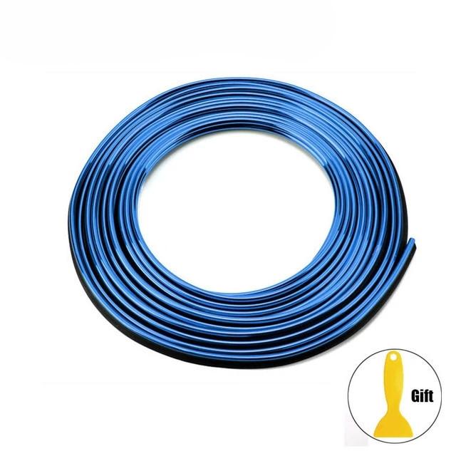 10M-3M Universal Car Moulding Decoration Flexible Strips 5M/3M Interior Auto Mouldings Car Cover Trim Dashboard Door Car-styling