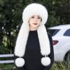 Winter New Warm Hat Scarf Integrated Thickened Cold-proof Windproof Neck Protection Cycling Headhat Fashionable Women's Hat