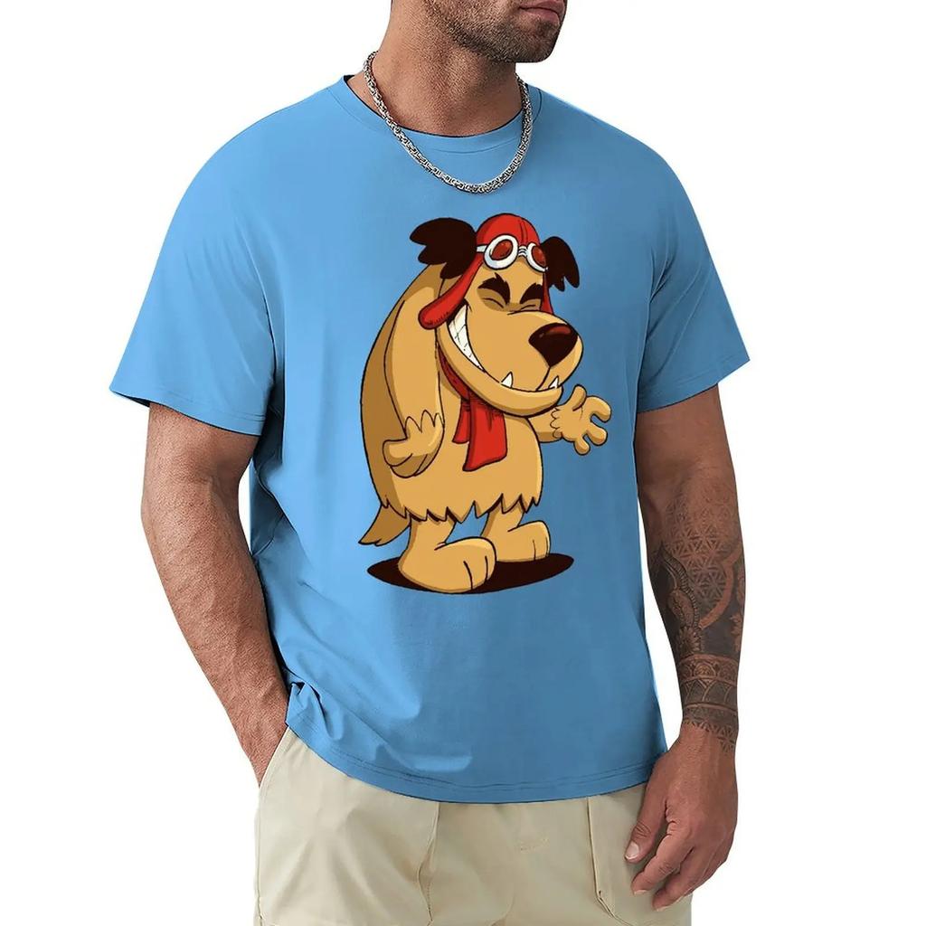 Laughing Muttley Humor Anime T Shirt Harajuku Short Sleeve T-shirt 100% Cotton Graphics Tshirt Tops
