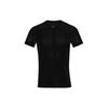 adidas Round Neck Short Sleeve Sports Training T-Shirt Men Tops Black CW3927