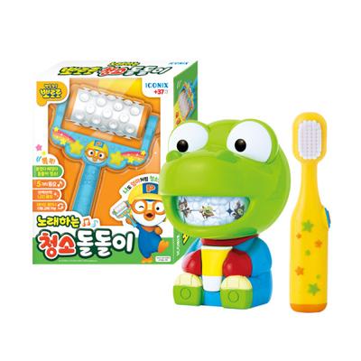 Crong Melody Teeth Brushing + Pororo Singing Doldol, Korean Toys