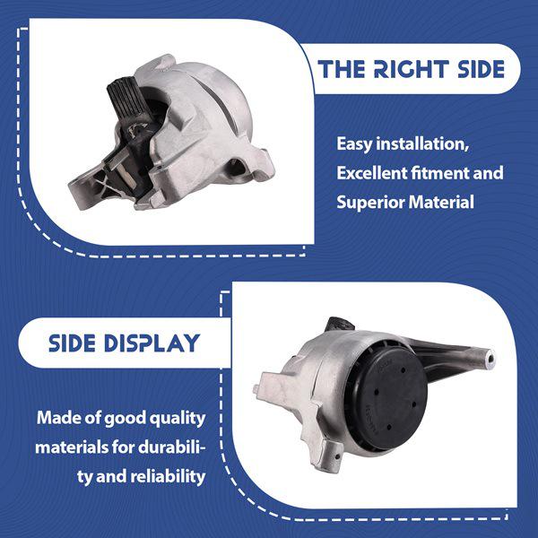 9A719938400: Right Side Engine Mount for 2017-2021 Porsche Panamera.