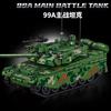 938PCS WW2 Military Series Classic 99A Main Battle Tank Model Compatible Collection Building Blocks Bricks Toys for Boys Gifts