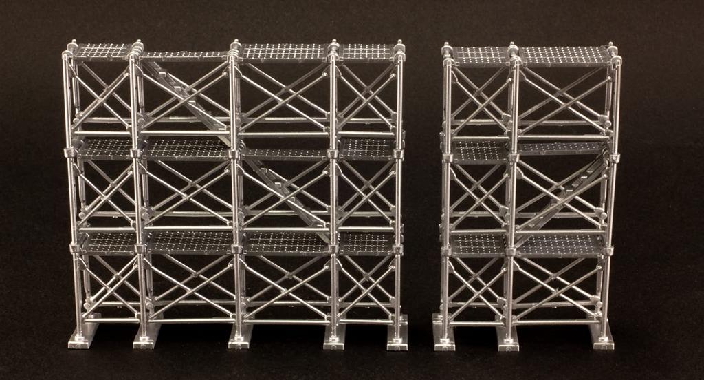 Kancelář předsedy vlády Celková výšková stupnice Plastikový model PP117 Lešení, Cca. 75mm, 1/64-1/100