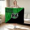 1PC Hannover 96 Custom Name Patterned Flannel Blanket Suitable For All Seasons for Home Decor Warmth and Comfort Gifts Holiday Present