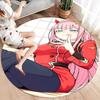 Franxx Round Area Rug Carpet Rug For Living Room Bedroom Sofa Playroom Decor Nonslip Floor Mat