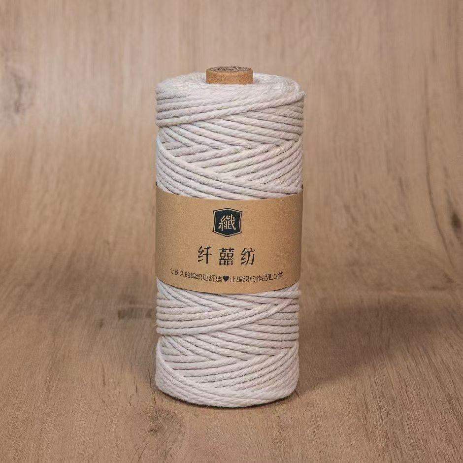 

3 мм 100 м цветная хлопковая веревка нить ручная работа сделай сам сплетенная сумка намотка декоративная нить гобелен аксессуары материал