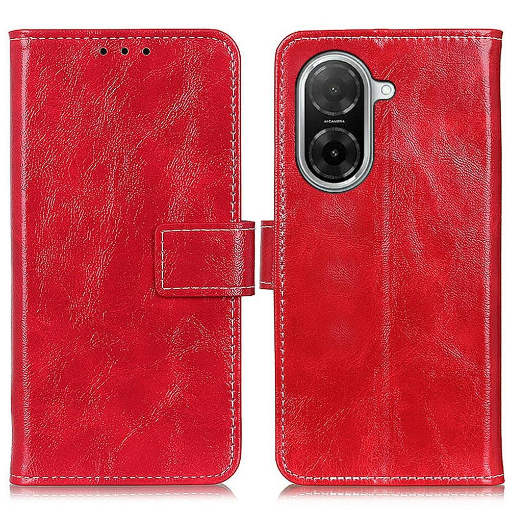 For Xiaomi Redmi A5 4G (171.7*77.8*8.3mm)/Poco C71 4G Case Wallet Leather Phone Cover Crazy Horse Texture