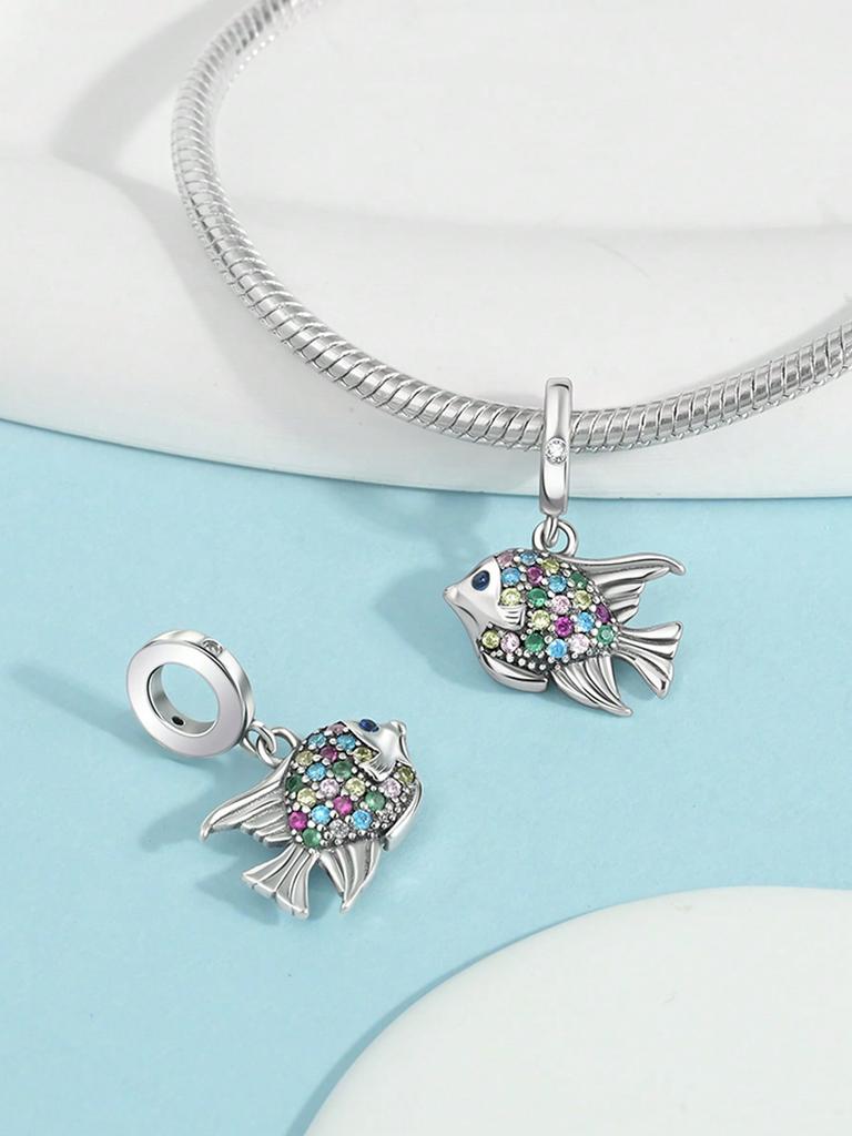 Charms Plata Colorful Butterflies Elephants Beadscopper Plated Fit Copperoriginal Bracelet For Jewelry Making Diy Charm