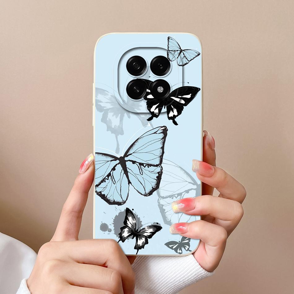 For Oppo A5 Pro 5G Phone Case Cute Cartoon Back Cover For Oppo A 5 2025 Full Protection Soft Liquid Silicone Anti Drop Housing