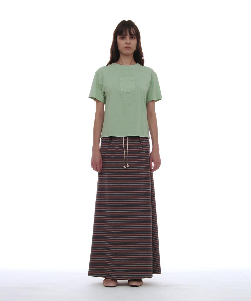 PARTIMENTO WOMEN Pwc Garment Dyed Pocket Tee_Apple Mint