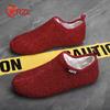YRZL Fashion Men Winter Cotton Shoes Warm Slip On Lightweight Winter Shoe Male Plush Bedroom Home Cotton Loafers Man Warm Shoes