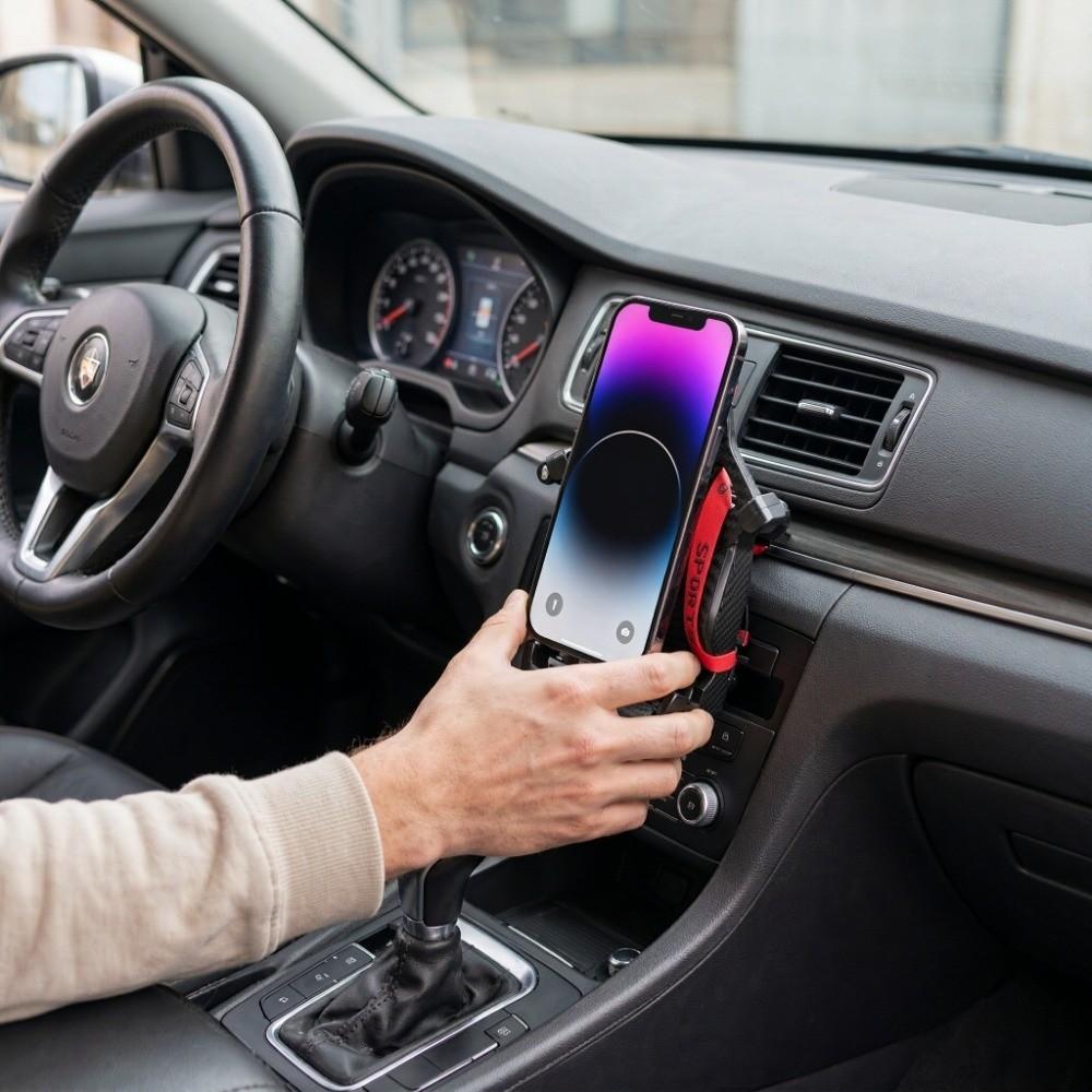 Clamping Design Air Vent Phone Mount 360 Degree Rotatable Cell Phone Holder Car Interior