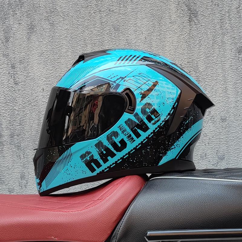 LVS tam yüz kask Casco Moto Capacete motosiklet kaskı yarış kaskı Casque Moto tam yüz Kask downhill DOT
