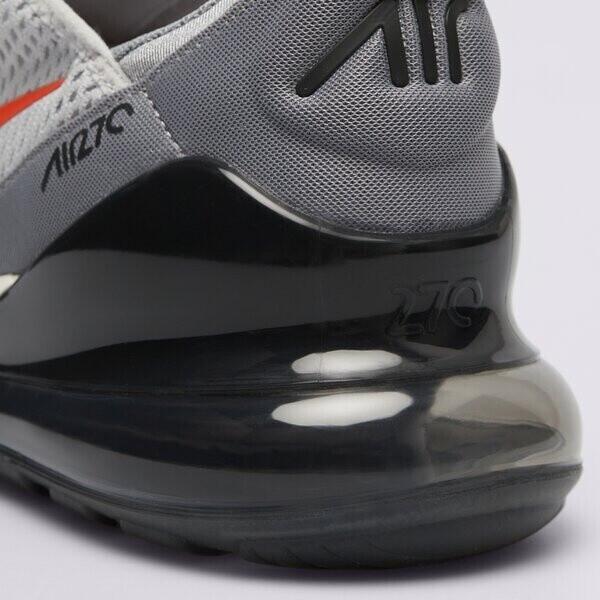 Кроссовки Nike Air Max 270 серый туман/парус/частичный серый/командный оранжевый