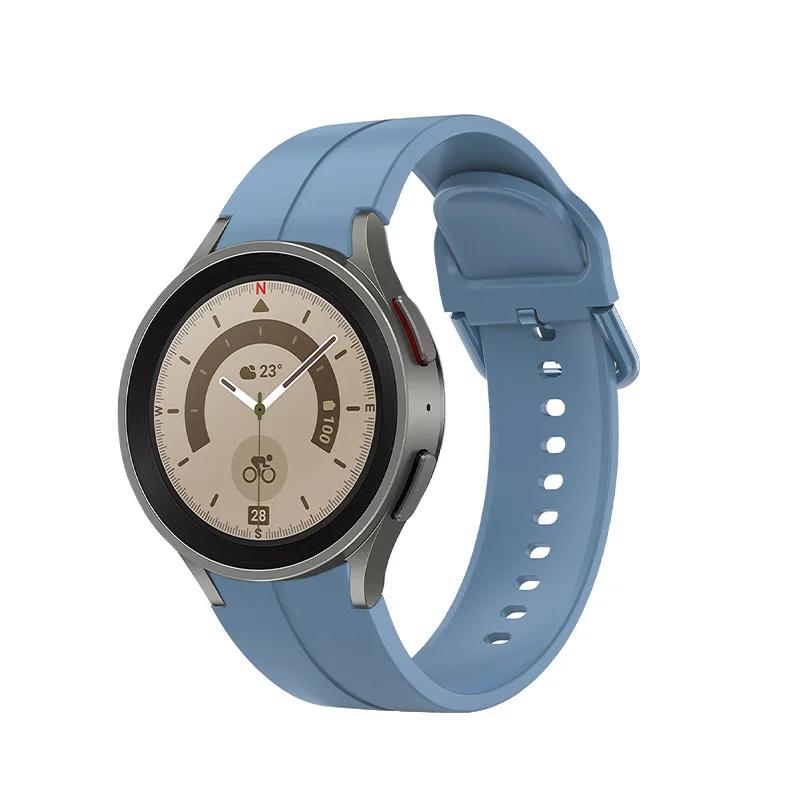 Silicone Strap for Samsung Galaxy Watch 6 5 4 44mm 40mm 5 Pro 45mm No Gap Magnetic Bracelet Galaxy Watch6 Classic 43mm 47mm Band