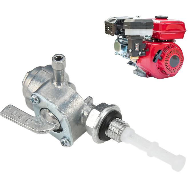 Fuel Shut Off Valve, 310574GS M10x1.5 Metal Fuel Valve Petcock for Gasoline Generator