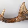 Nordic Vintage Deer Horn Decorative Hook Wall Hanging Clothes And Hats Hook High-End Living Room Decor Antler Resin Statue Craft
