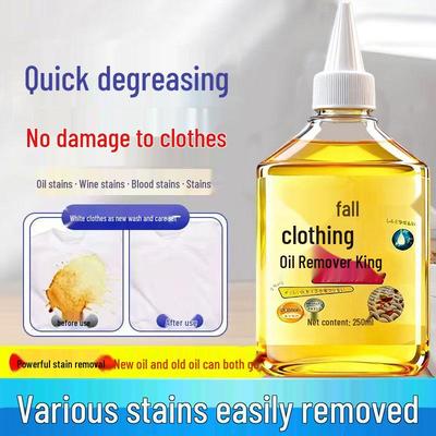 Desengrasante King Clothing: Potente removedor de aceite y manchas para manchas difíciles, rebeldes y amarillas.