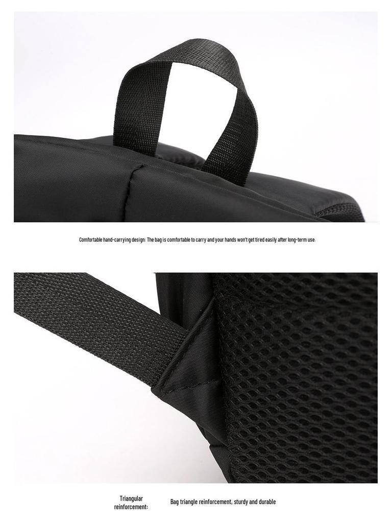 Lässiger Rucksack im koreanischen Stil mit großem Fassungsvermögen für Herren - Multifunktional & Logo bedruckbar